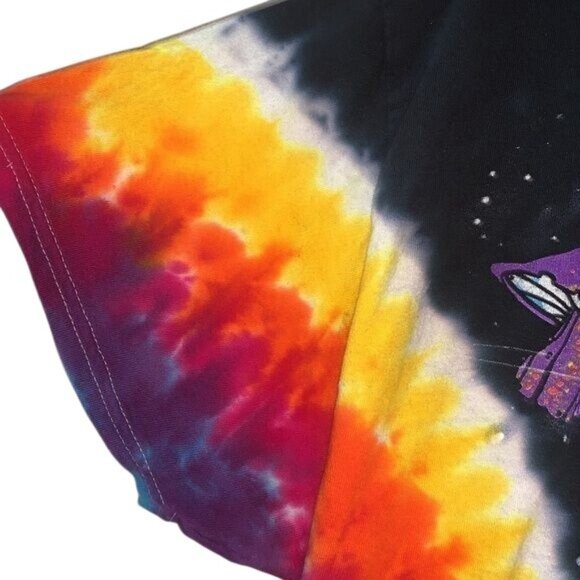 Liquid Blue XL Tie-Dye Psychedelic Space Mushroom Graphic T-Shirt - Picture 4 of 7